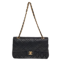 Chanel Classic Flap Bag Medium en Cuir en Noir