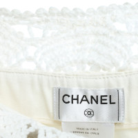 Chanel Pantaloni con dettagli all'uncinetto