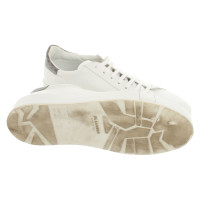 Jil Sander Sneakers Leer in Wit