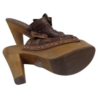 Miu Miu Miu Miu brown high heels sandals