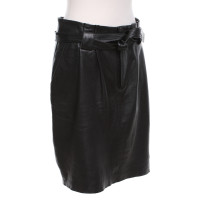 Set skirt made of leather