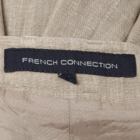 French Connection gonna di lino beige