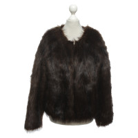 Unreal Fur Jas/Mantel in Bruin