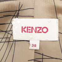 Kenzo Mantel mit Pelzbesatz