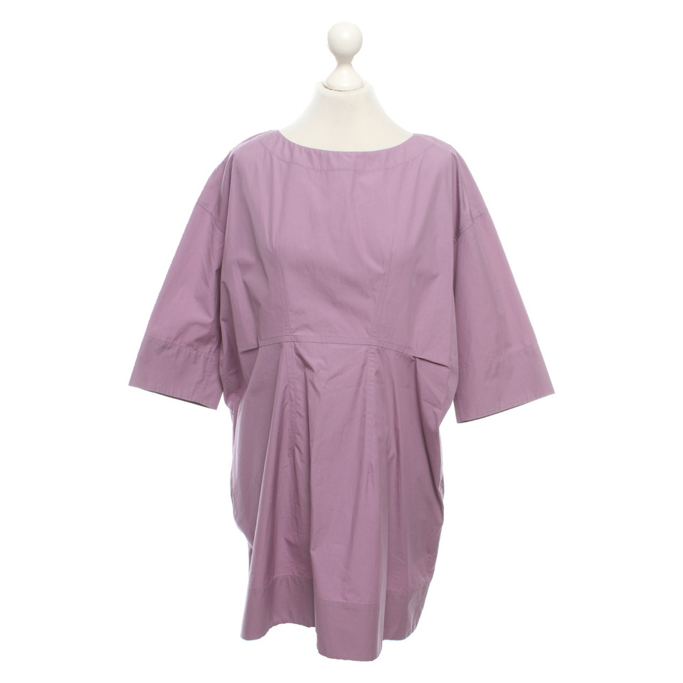 Jil Sander Dress Cotton in Violet
