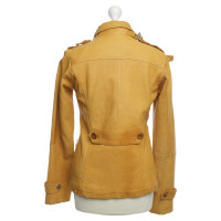 Closed Leather jacket in yellow