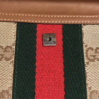 Gucci Portefeuille met geweven rood / groen