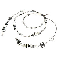 Chanel Necklace in black and white