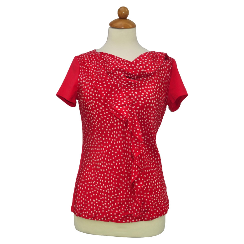 Max Mara Top Cotton in Red