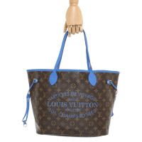 Louis Vuitton Shopper in Tela in Marrone