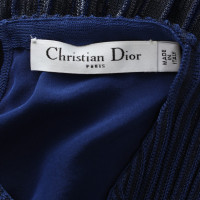 Christian Dior vestito lavorato a maglia in blu