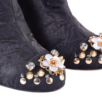 Dolce & Gabbana Stivali con cristalli