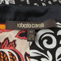 Roberto Cavalli Camicetta di seta in multicolor