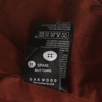 Oakwood Giacca di pelle marrone