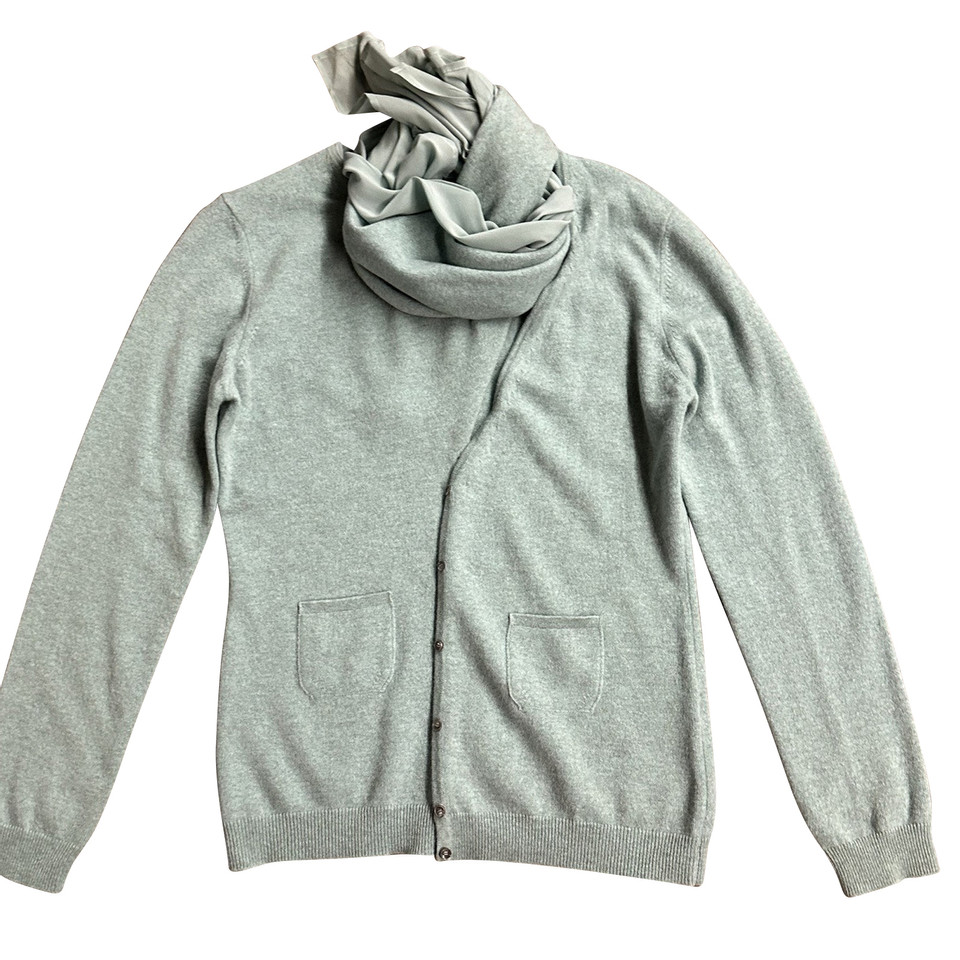 Malo Gilet in Cashmere in Turchese