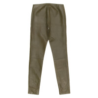 Set Paire de Pantalon en Cuir en Olive