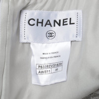 Chanel Robe en bouclé gris