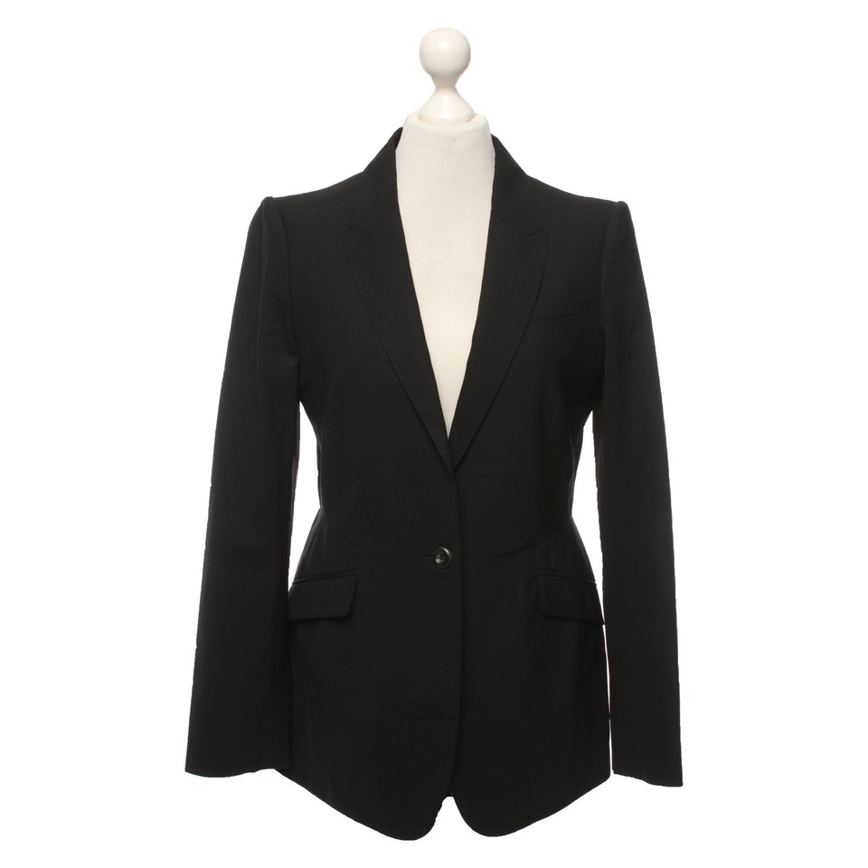 Burberry Blazer Wol in Zwart