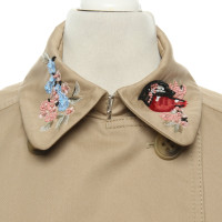 Red Valentino Jacket/Coat Cotton in Beige