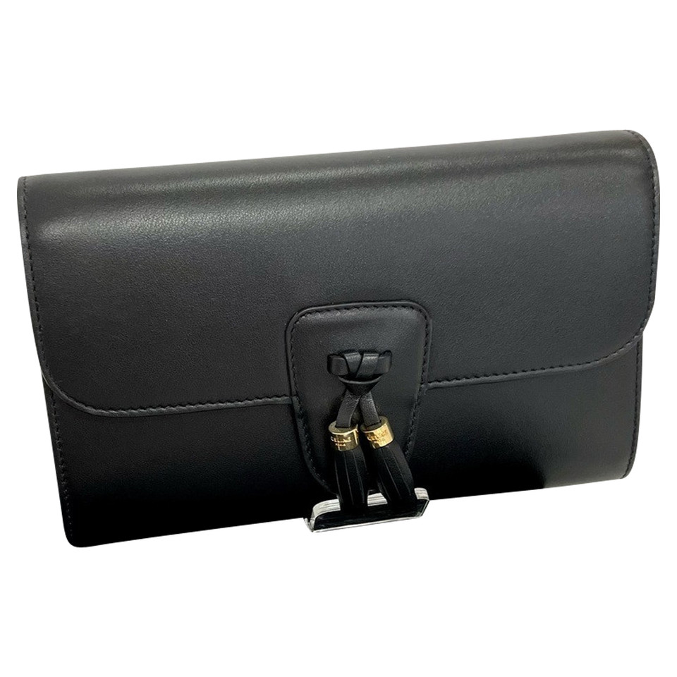 Céline Tassels Belt Bag Leather in Black
