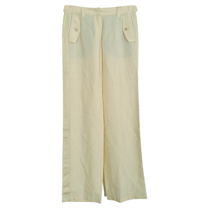 Marc Cain Trousers Linen in Nude