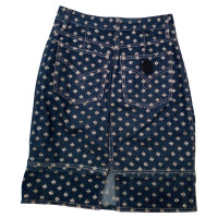 Moschino Love Skirt Cotton in Blue