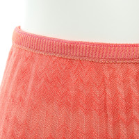 Missoni skirt in coral red