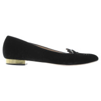 Charlotte Olympia Velvet Slipper