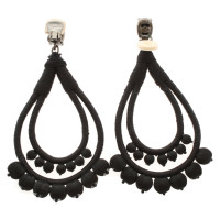 Oscar De La Renta Earring in Black