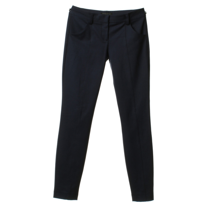 Theory Trousers in dark blue 