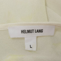 Helmut Lang Top en soie avec motif