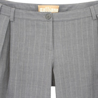 John Galliano John Galliano wide legs pinstripe pants