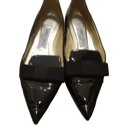 Jimmy Choo Slippers/Ballerinas Patent leather in Black