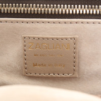 Zagliani Handtasche aus Leder in Ocker