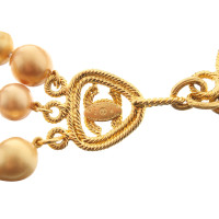 Chanel collana di perle a tre righe