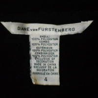 Diane Von Furstenberg Robe en noir avec drapage