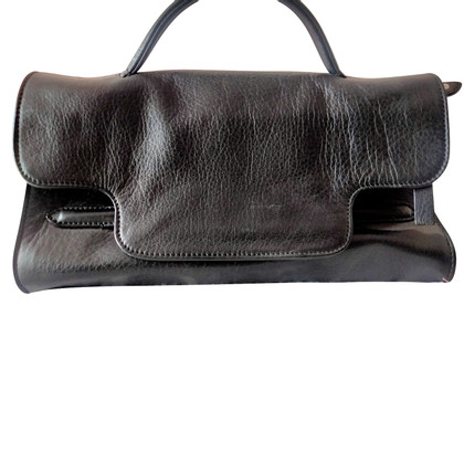 Zanellato Handtasche aus Leder in Schwarz