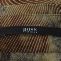 Hugo Boss Zijden blouse met patroon
