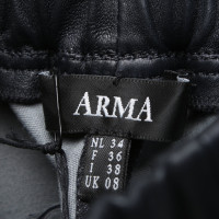 Arma Trousers Leather in Blue
