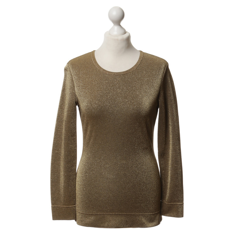 Moschino Cheap And Chic Longsleeve in Gold-Optik