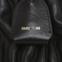 Miu Miu Matelassé handbag leather