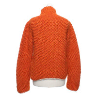 Prada Pull tricoté à l'orange / crème