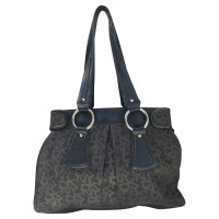 Dkny Canvas/leather handbag