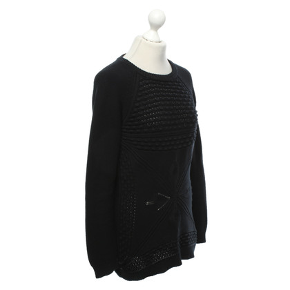 Hermès Strick aus Baumwolle in Schwarz