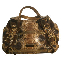 Jimmy Choo Schultertasche aus Pythonleder