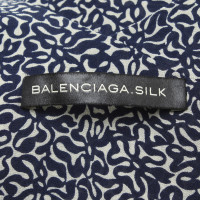 Balenciaga Silk in blauw / beige