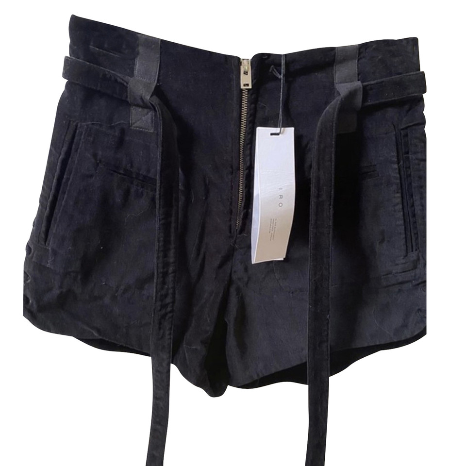 Iro Shorts Cotton in Black