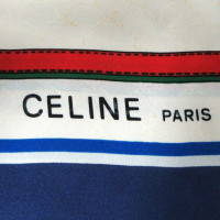 Céline Echarpe/Foulard en Soie en Blanc