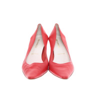 Bruno Magli Pumps/Peeptoes Leather in Red