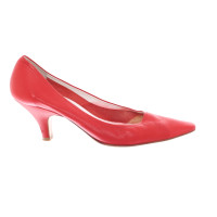 Bruno Magli Pumps/Peeptoes Leather in Red